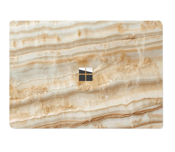 Travertine Wave Surface lid