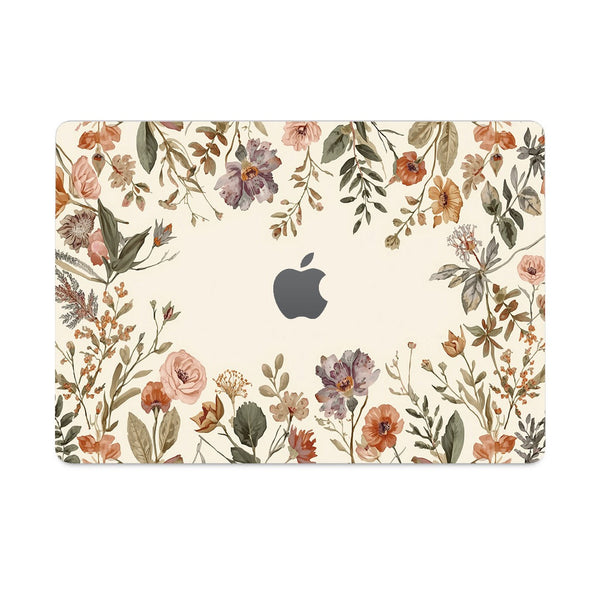 Tella Skins Botanical MacBook skin lid