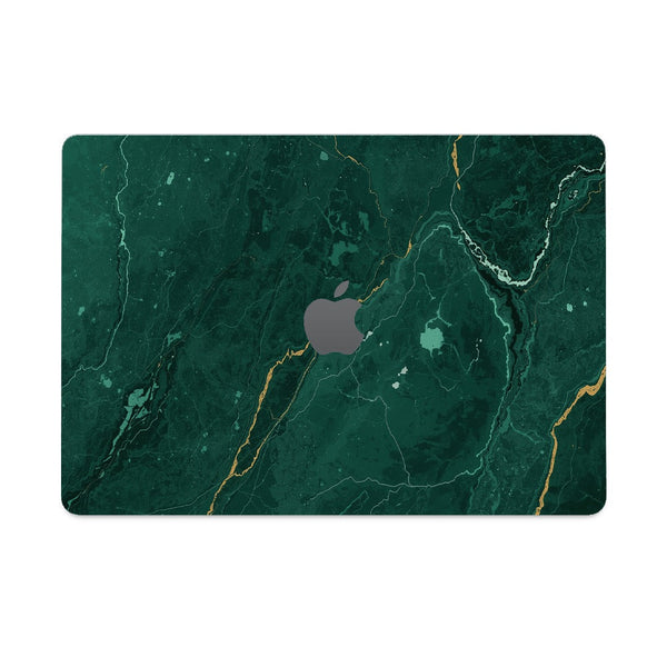 Tella Skins Emerald MacBook skin lid