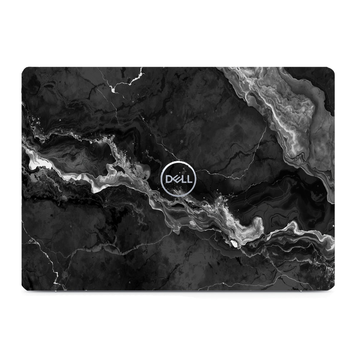 Tella Skins Noir Marble Dell laptop skin lid