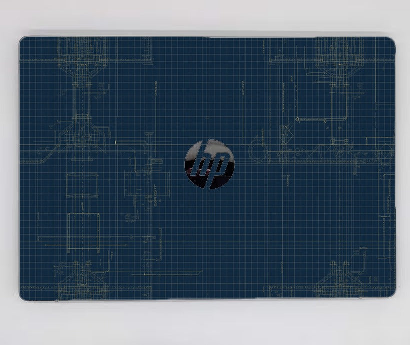 Tella Skins Blueprint HP EliteBook lid