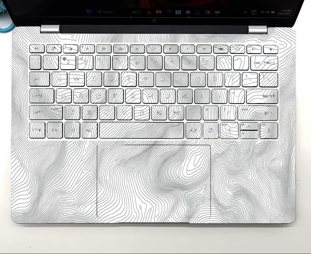 Tella Skins Topographic HP EliteBook keyboard