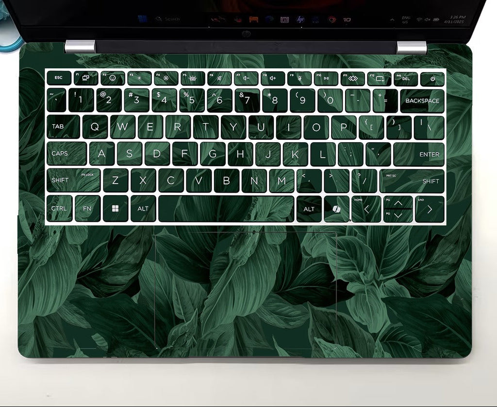 Tella Skins Tropical Leaves HP EliteBook keyboard