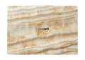 Tella Skins Cream Marble Lenovo laptop skin lid