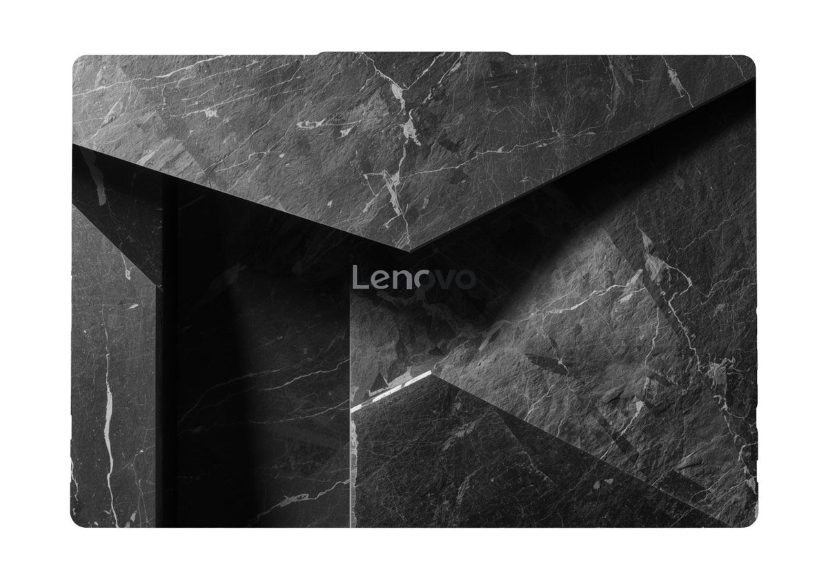 Tella Skins Obsidian Edge Lenovo laptop skin lid