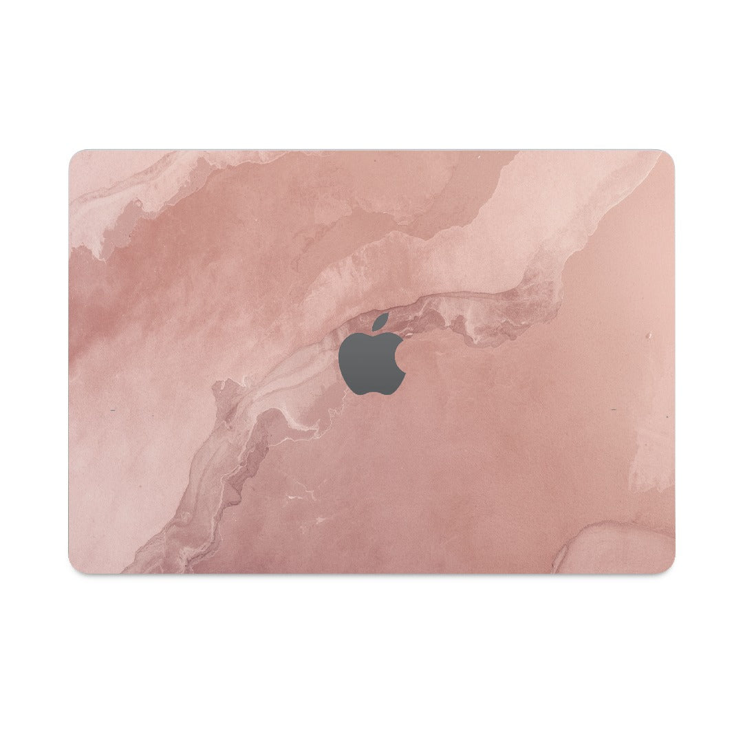 Tella Skins Rose Marble MacBook skin lid